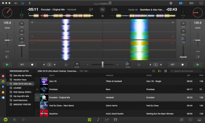 Djay 2 Pro-Software Screenshot