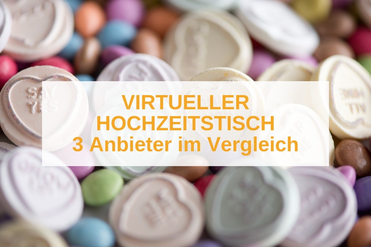 Virtueller Hochzeitstisch: 3 TOP-Ideen für eure Hochzeitsgeschenk-Wünsche