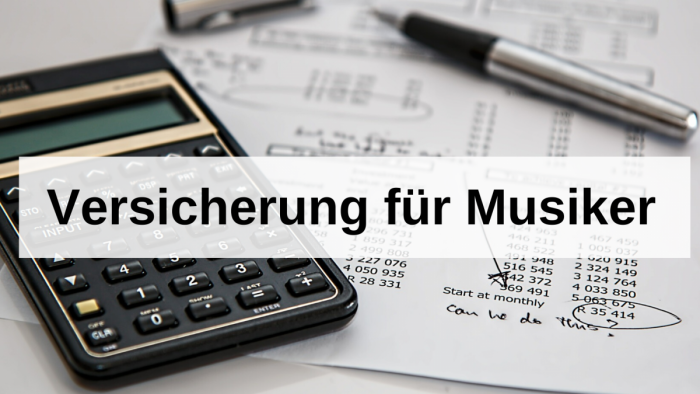 Versicherung für Musiker, Bands & DJs