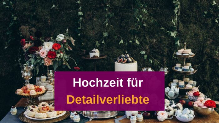 Detailliebe bei der Hochzeit